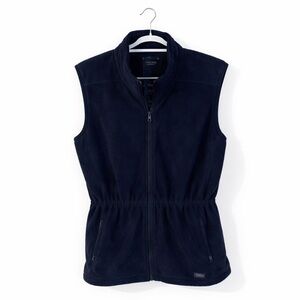Elegant Navy Women's Fleece Vest
